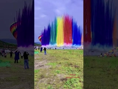 Çin'den Gündüz Hava Fırtınası Satın Al Torta Toptan Fişek Fırtınası Piroteknik Renkli Duman Fırtınası Torta