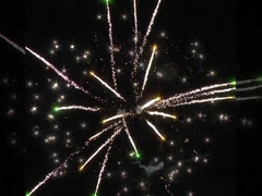 25 Çekim Pyrotechnic Cake Fireworks Özel 180x180x225cm