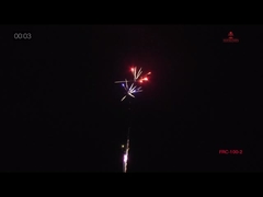 CE İşaretlenmiş Dışarıda 100 Vuruş Kullanıcı Pastası Doğum Günü Kutlaması İçin Havai Fişekleri