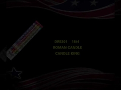 5 Şut Mandarin Roma Mumları Havai fişekleri 0.032 CBM Özel Pyrotechnics