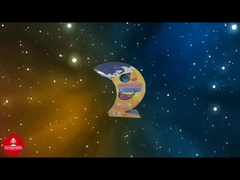 Ay Şeklinde Fıskiye Havai Fişek Özelleştirilebilir Yeni Tasarım Komik Havai Fişek Fıskiyesi