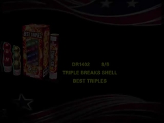 Liuyang Kanister Topçu Mütfiği / Üçlü Kırma Kanister Mütfiği Festivali için havai fişek