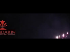 100 Çekim CE kare tüketici pastası havai fişekleri zaman yağmuru etkisiyle