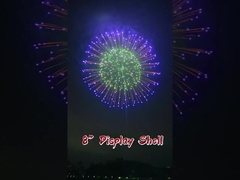 Toptan Profesyonel Pyrotechnics 3 4 5 6 8 Inch Display Shells 1.3g Profesyonel Havai fişekleri