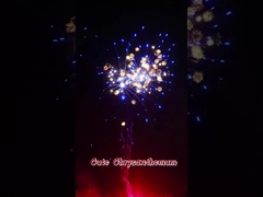 Fabrika 1.4g özel havai fişekleri Liuyang 1.2'inç Tatlı Krizantem Yeni Tüketici Pastası havai fişekleri