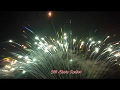 300 Atış Özelleştirilebilir Pasta Havai Fişek Açık Hava 1.3G Profesyonel Renkli Gündüz Havai Fişekleri