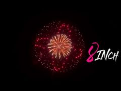 Liuyang Mandarin 1.3G UN0335 Profesyonel Gösterim Mermiler Havai fişek 8 Inch Mortar Topçu Kabukları