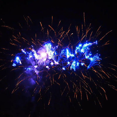 2025 New Year 1.4 Pro Fireworks Online Consumer Customized 400 Shots Salute Cake Fireworks