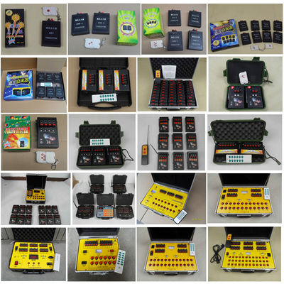 6 Cue Wireless Remote Control Fire System Igniter Indoor Cold Fountain Stage Pyrotechnic Fireworks Ignition Firing System