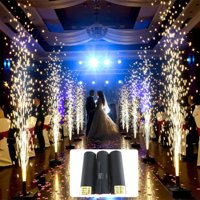 3m30s Silver Golden Stage Fountain Fireworks with Sparkling Effects and Customizable Cold Pyrotechnics for Indoor Events