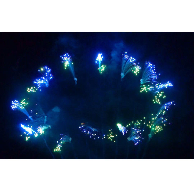 Round Shape 500G 49 Shots Cake Fireworks Customized Fireworks Cake Tube Size 25x30x225 Occasion Wedding