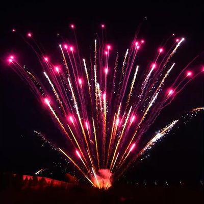 Mandarin Fireworks Pyrotechnics Profesyonel Gösterimli Havai Fişek Pastası 1.3g Liuyang Fabrika Havai Fişek