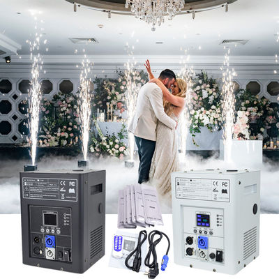 750W Kablosuz DMX Kontrolü Soğuk Pyro Sparkler Havai fişekleri DJ Sahne Düğün Partisi Soğuk İşık Makinesi