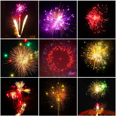 Liuyang Factory Pyrotechnics 1.2'' Inch 200 Shots Consumer Cake Fireworks Christmas New Year Cake Fireworks & Firecrackers