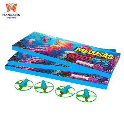 Çinli Liuyang Fabrikası Toptan Sky Shot Renkli Gökkuşağı Balığı Fireworks Yenilik Fireworks Skyshots Fireworks Pyrotechnics