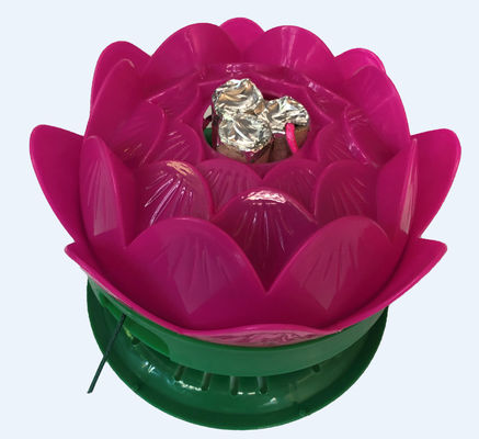 Güzel Zemin Eğirme Lotus Havai Fişekleri / Doğum Günü Oyuncakları Havai Fişekler