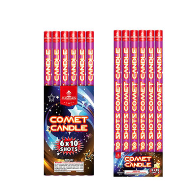 10 Çekim Comet Roman Mum Sopa Havai Fişekler Düğün İçin 2021 Mandarin Piroteknik